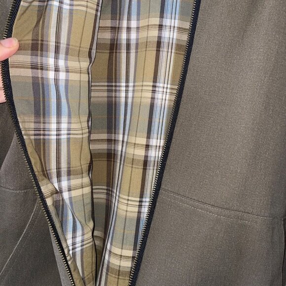 Blade And Blue Mens Jacket Size Medium Green Whichkim Bomber Pure Cotton - Picture 6 of 9